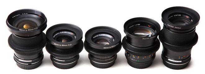 Kit de Lentes Contax Zeiss