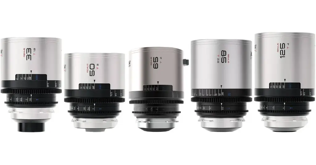 BLAZAR Remus 1.5x Full-Frame Anamorficos - Kit de 5